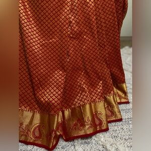 Indian saree banarasi kaddi saree wedding saree Indian outfit